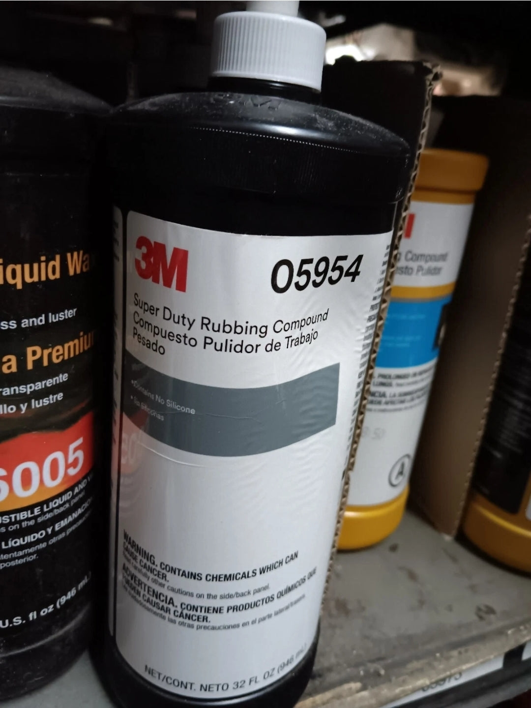 Super Duty Rubbing Compound, Quart 3M-5954