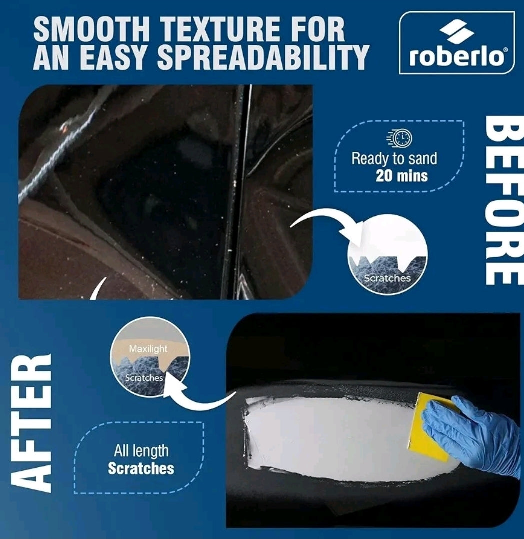 Roberlo MAXILIGHT Superior Lightweight Body Filler 0.9L  With Hardener