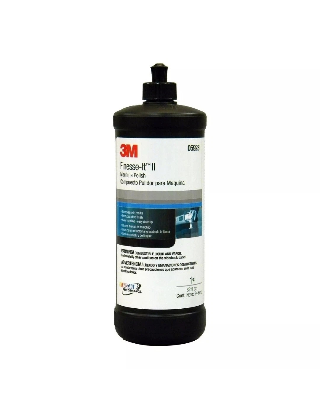 3M 05928 Finesse-it II Machine Polish (Quart)