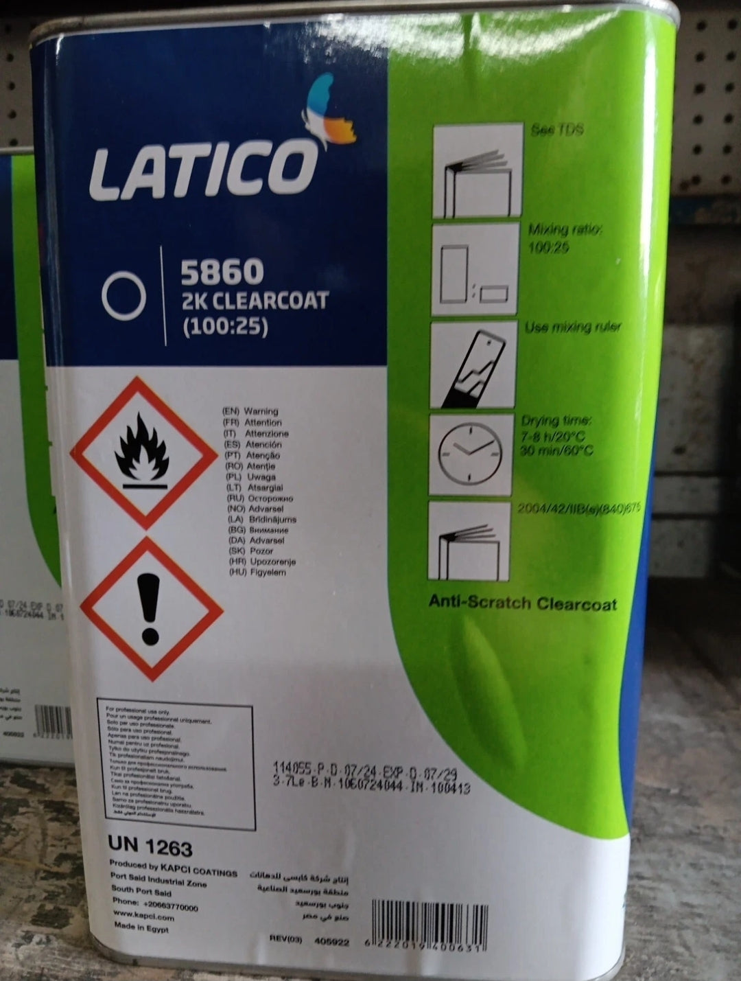 KAPCI 5860 Auto 4:1 High Gloss + High Solid Urethane Clear Coat GALLON Kit!