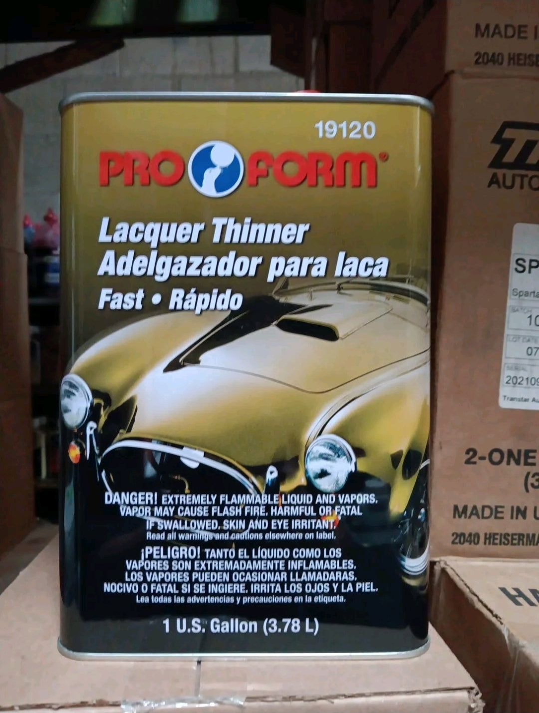 Pro Form 19120  Lacquer Thinner, 1 GALLON  FAST SHIPPING