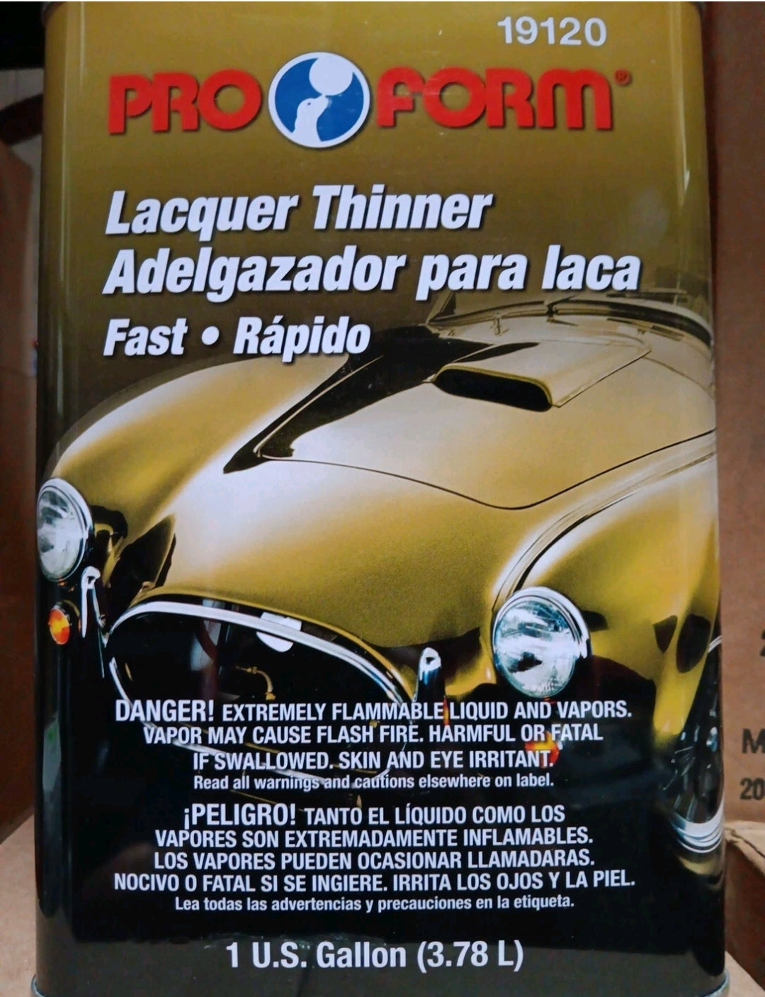 Pro Form 19120  Lacquer Thinner, 1 GALLON  FAST SHIPPING