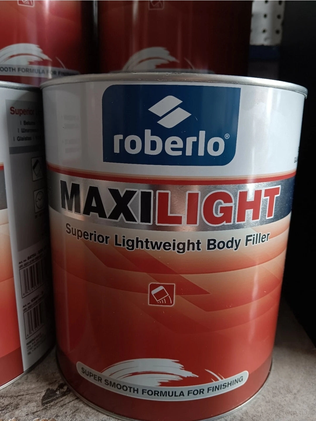 Roberlo MAXILIGHT Superior Lightweight Body Filler 1 Gallon W/ Hardener