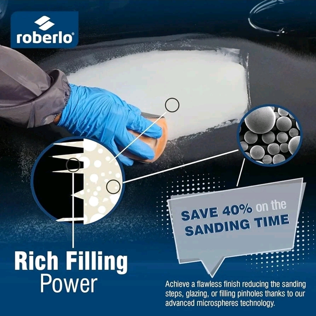 Roberlo MAXILIGHT Superior Lightweight Body Filler 0.9L  With Hardener
